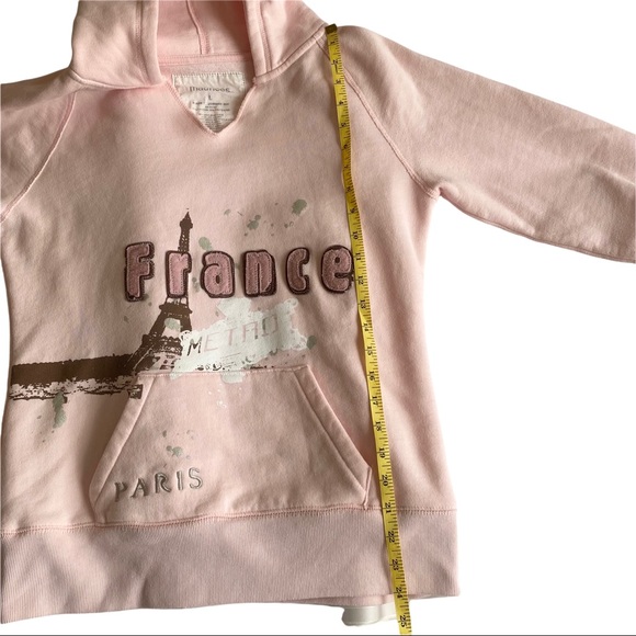 Maurices Metro Paris France Pink Long Sleeve Hoodie - Picture 5 of 7